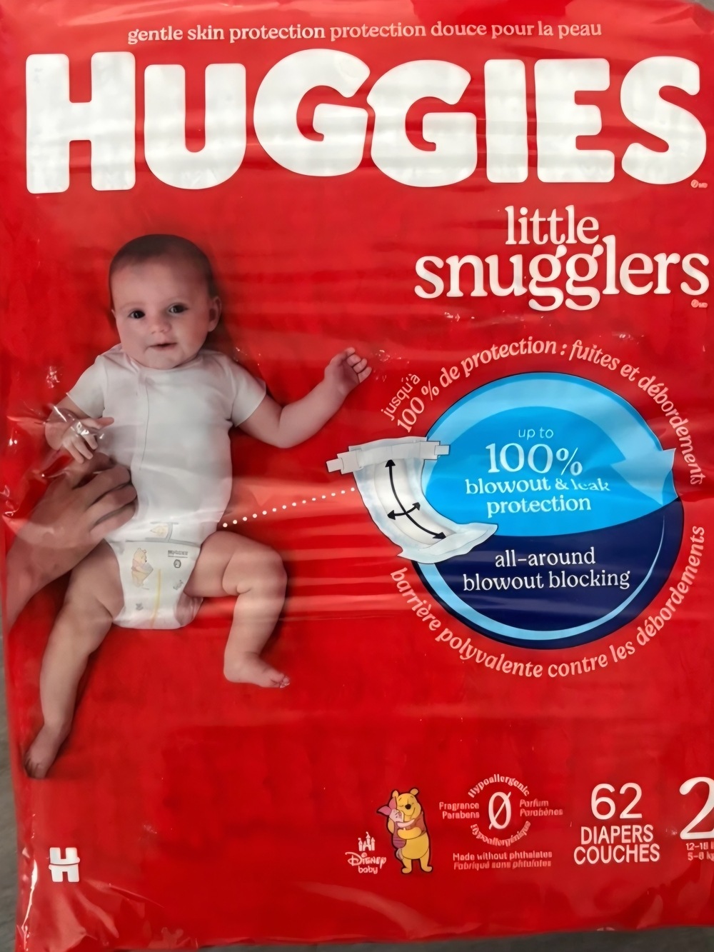 Huggies Little Snugglers Baby Diapers - Red Packaging